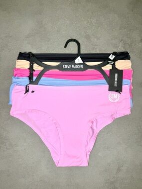 Steve Madden Women's‎ Super Soft Hipster Fit Assorted Panties (set of 5)